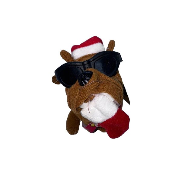 Vintage 2001 Homies Chato Pitbull Plush Christmas Rare NWT 8" - Picture 2 of 7